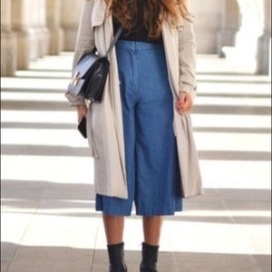 Zara Denim Culottes